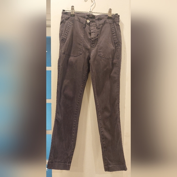 J. Crew Denim - J. Crew Women's Charcoal Straight Leg Jeans